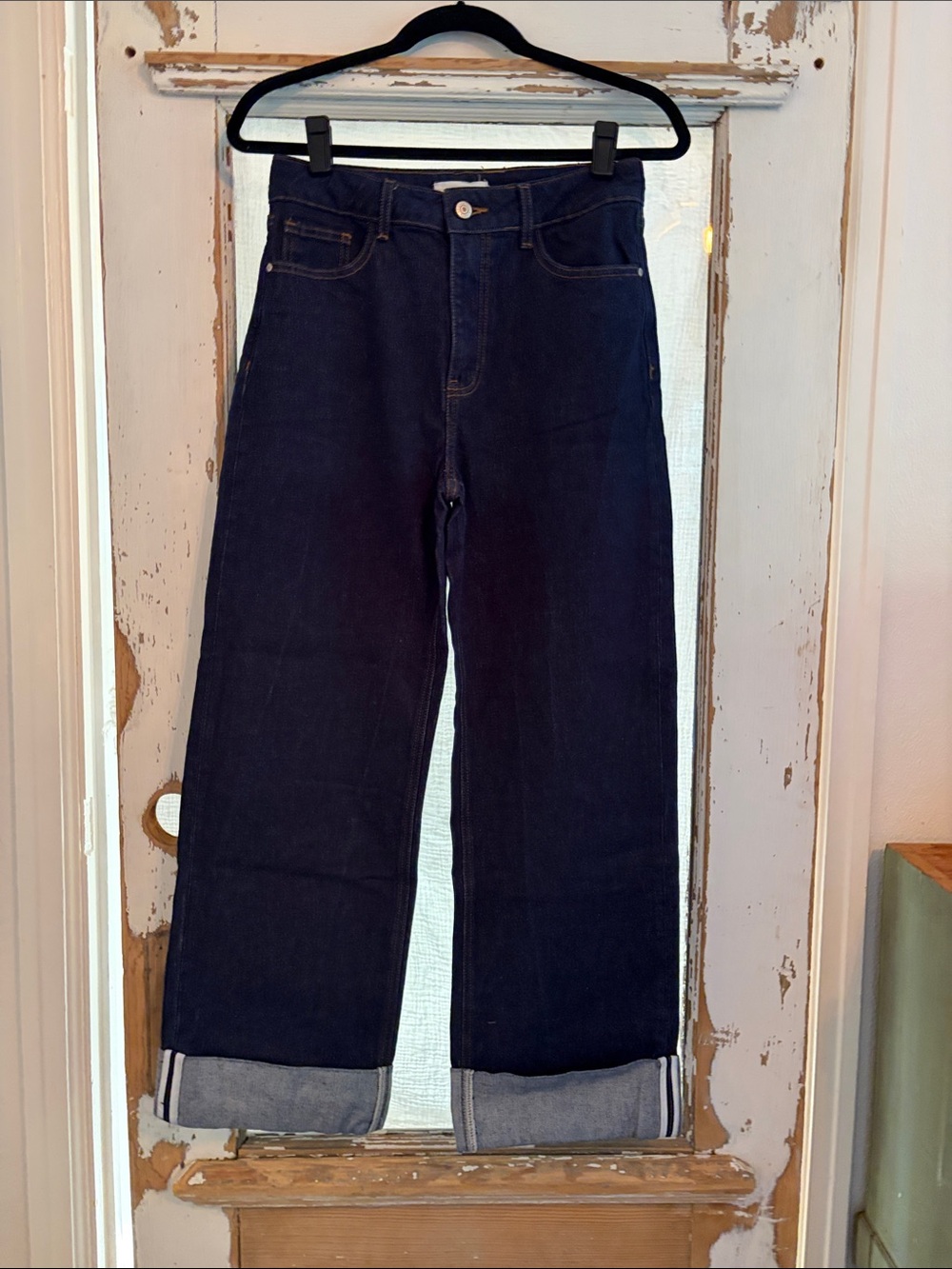 Classic Straight Womens Jeans in Deep Indigo